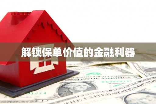 喀喇沁旗解锁保单价值的金融利器