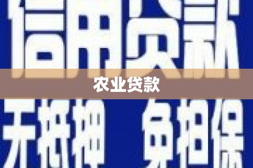 喀喇沁旗农业贷款