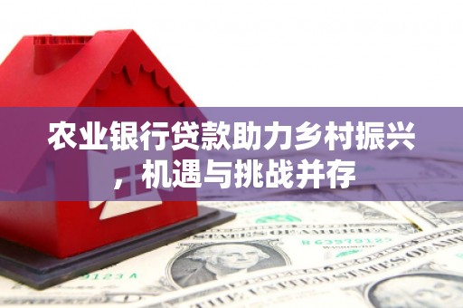 喀喇沁旗农业银行贷款助力乡村振兴，机遇与挑战并存